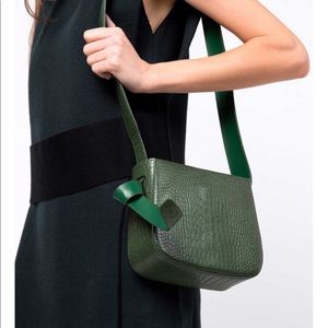 Garmentory Atelier Park Croc Embossed Leather Bag
